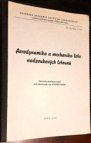 Aerodynamika a mechanika letu nadzvukových letounů