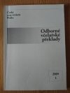 Odborné včelařské překlady 2009 1