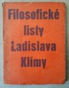 Filosofické listy Ladislava Klímy