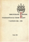 Bibliografie periodik vydávaných na území Prahy v letech 1986-1990