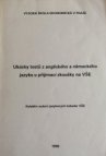 Ukázky testů z anglického a německého jazyka u přijímací zkoušky na VŠE