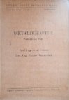 Metalografie I