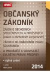 Občanský zákoník, zákon o obchodních společnostech a družstvech (zákon o obchodních korporacích), zákon o mezinárodním právu soukromém a prováděcí a související zvláštní právní předpisy 2014