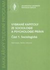 Vybrané kapitoly ze sociologie a psychologie práva