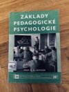 Základy pedagogické psychologie