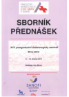 XVII. postgraduální diabetologický seminář