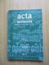 Acta Musealia 2011/1-2- 2012-1-2