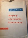 Dějiny slovenské literatury.