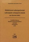 Efektivnost zabezpečování vybraných veřejných služeb na úrovni obcí