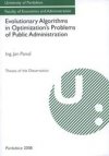 Evolutionary algorithms in optimization's problems of public administration