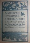 Ovocnictví, včelařství a zalesňování v politickém okresu kutnohorském