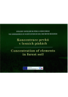 Koncentrace prvků v lesních půdách