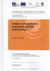 Formy a prostředky rozvíjení aktivní participace