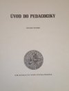 Úvod do pedagogiky