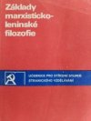 Základy marxisticko-leninské filozofie