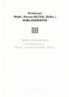 Profesor PhDr. Pavel Oliva, DrSc.: bibliografie