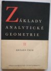 Základy analytické geometrie.