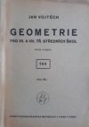Geometrie pro VII. a VIII. třídu středních škol