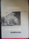 Ročenka Gymnázia Brno-Koněvova.
