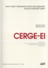 Why don´t migrants with secondary education return?