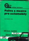 Paliva a maziva pro automobily