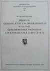 Přehled geologických a petrografických výzkumů Českomoravské vrchoviny a dolnorakouské Lesní čtvrti