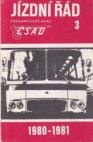 Jízdní řád autobusových linek ČSAD