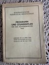 Programm und studentplan für ďas sommersemester