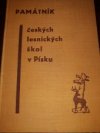 Památník českých lesnických škol v Písku, vydaný při jubileu padesátiletého trvání 1884-1934