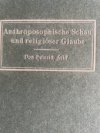 Anthroposophische Schau und religiöser Glaube.