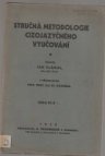 Stručná metodologie cizojazyčného vyučování