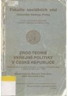 Zrod teorie veřejné politiky v České republice