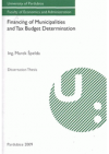 Financing of municipalities and tax budget determination