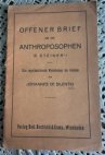 Offener Briefing an die anthroposophen