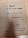 Republika Česko-slovenská v nových hranicích