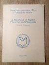 A handbook of English phonetics and phonology