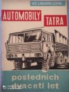 Automobily Tatra posledních dvaceti let