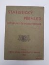 Statistický přehled republiky Československé