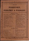 Pokrývky, podušky a podnosy