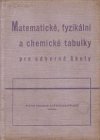 Matematické, fyzikální a chemické tabulky pro odborné školy