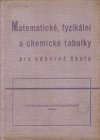 Matematické, fyzikální a chemické tabulky pro odborné školy