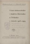 Účast dobrovolníků v bojích o Slovensko a Těšínsko v letech 1819-1919