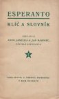 Esperanto, klíč a slovník