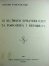 Ve službách spravedlnosti za Rakouska i Republiky