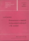 Pivovarnictví v českých královských městech v 16. století