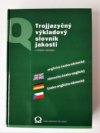 Trojjazyčný výkladový slovník jakosti s českým výkladem