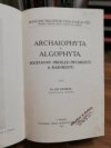 Archaiophyta a algophyta