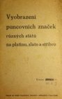 Vyobrazení puncovních značek různých států na platinu, zlato a stříbro