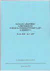 Katalog a rejstříky k protokolům schůzí 16. československé vlády (2. Hodžovy)