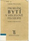 Problém bytí v Hegelově filozofii